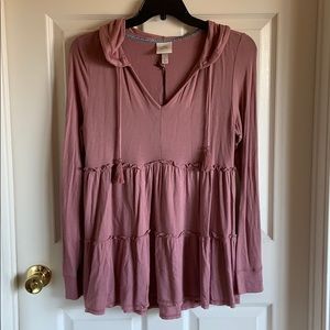 NWT Knox Rose Hooded Top